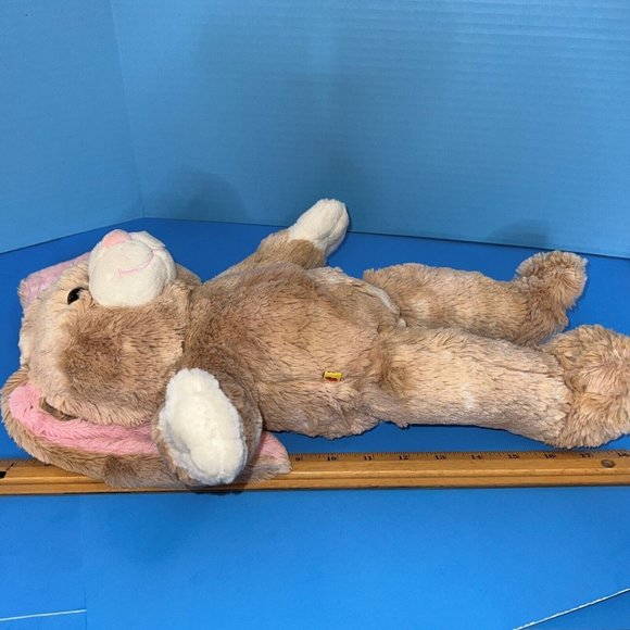 Build A Bear Tan Cinnamon White Swirl Bunny Rabbit 18" Plush Stuffed Animal - Picture 4 of 6